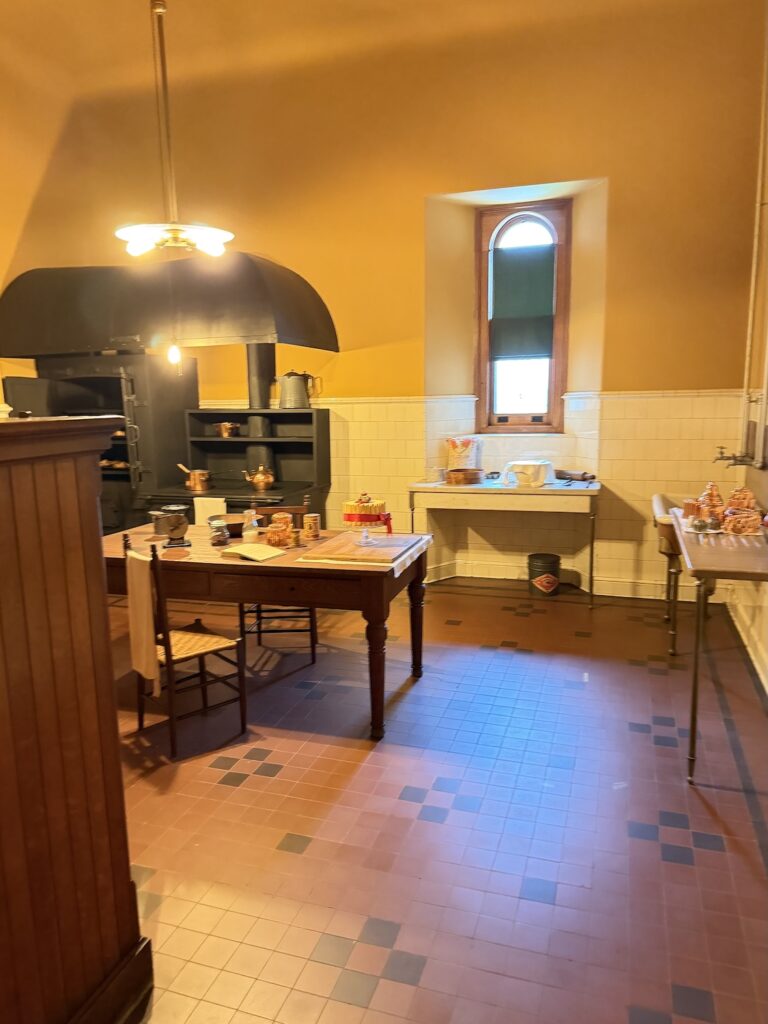 Bakery oven in the Biltmore House basement kitchen